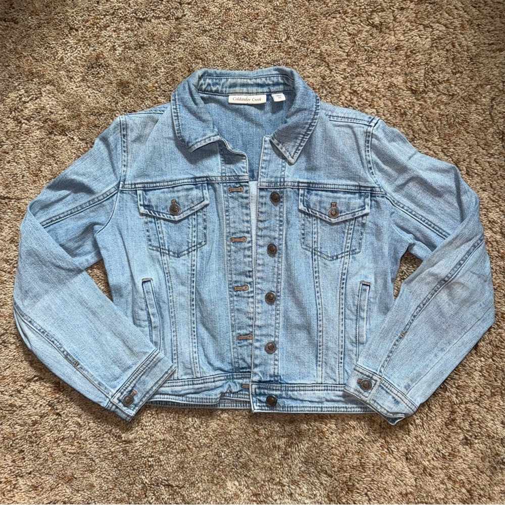 ✅99% Cotton Classic Jean Jacket Levi’s American Eagle Hollister Pacsun